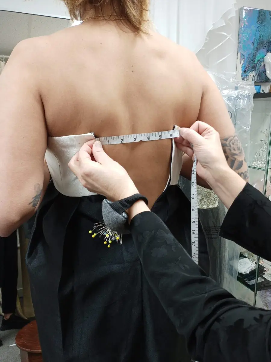 Evening Dress Alteration Before