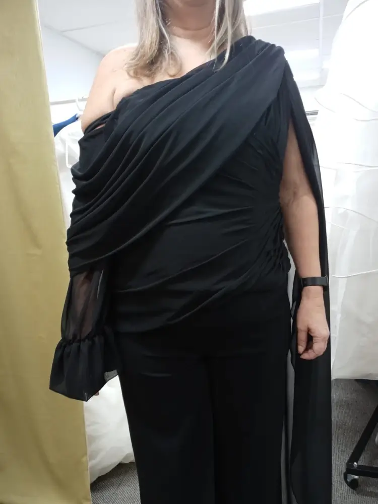 single shoulder evening dress alterations